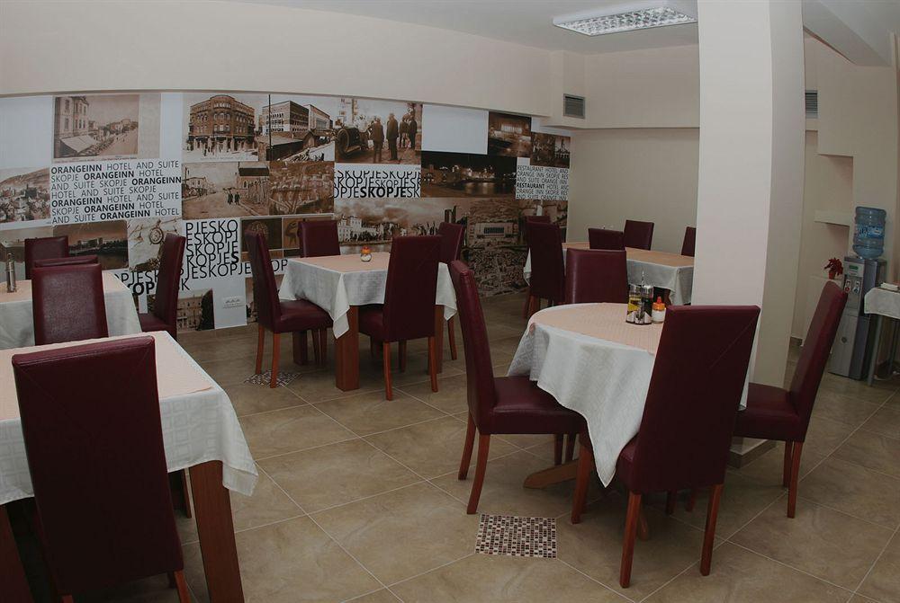 Hotel Orange Inn Skopje Restaurant foto
